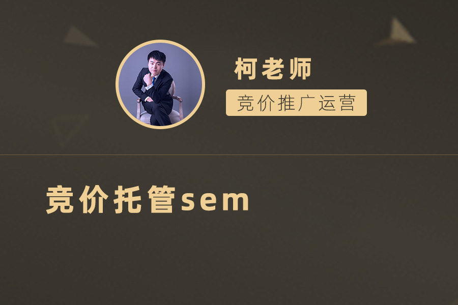 专业竞价托管SEM服务：助力企业实现高效的搜索引擎广告投放