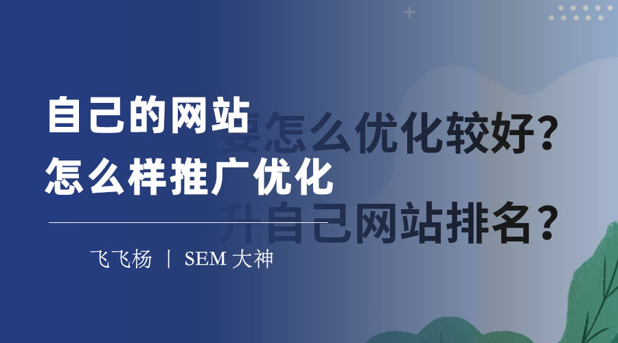 自己的网站怎么样推广优化 - 网站推广优化的必备技巧
