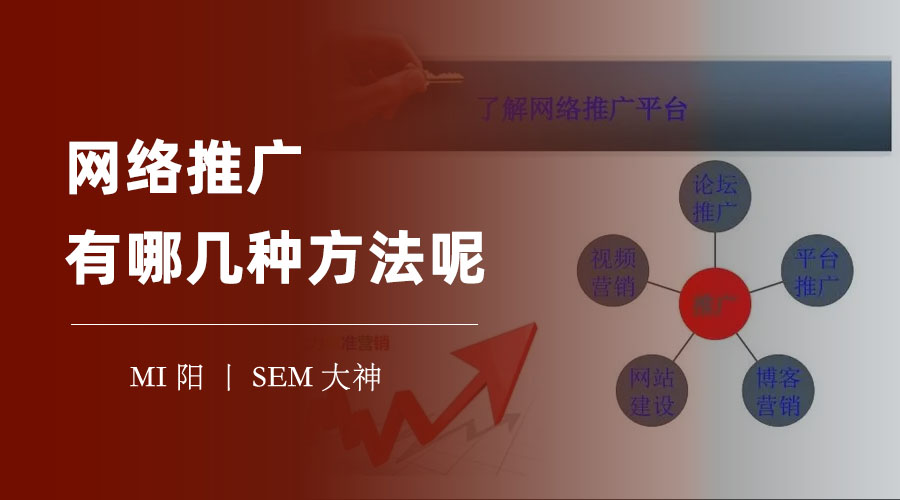 网络推广有哪几种方法呢 - 教你如何用最少的投入，获得最大的回报！