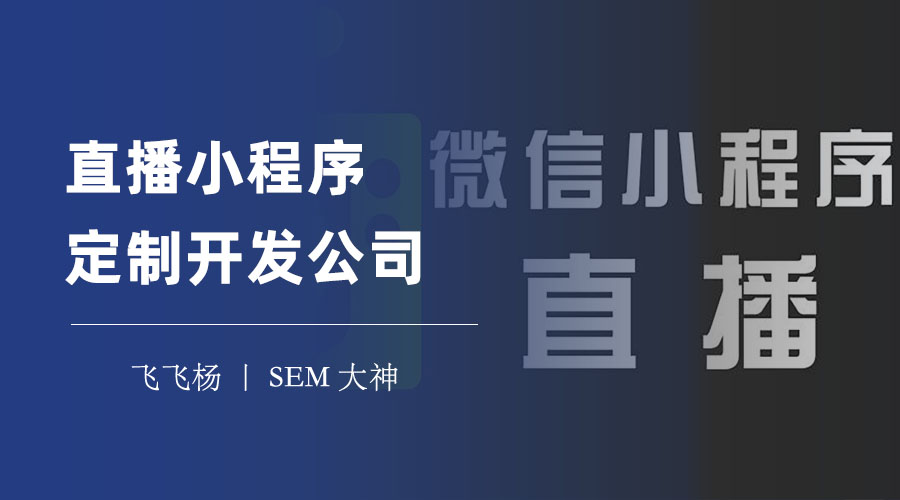 直播小程序定制开发公司：如何选择一个专业且可靠的合作伙伴？
