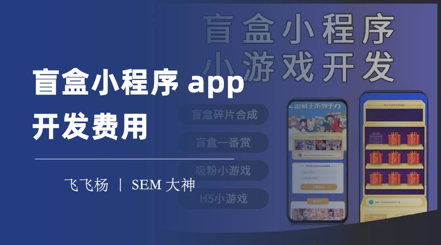 盲盒小程序app开发费用：你想知道的都在这里！