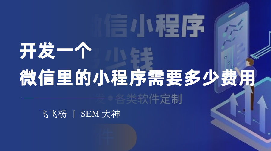 开发一个微信里的小程序需要多少费用？三种开发方式和服务商的对比分析！