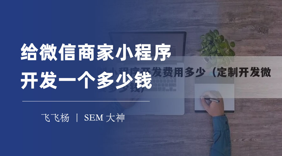 给微信商家小程序开发一个多少钱？根据需求和预算，选择最合适的价格和服务商