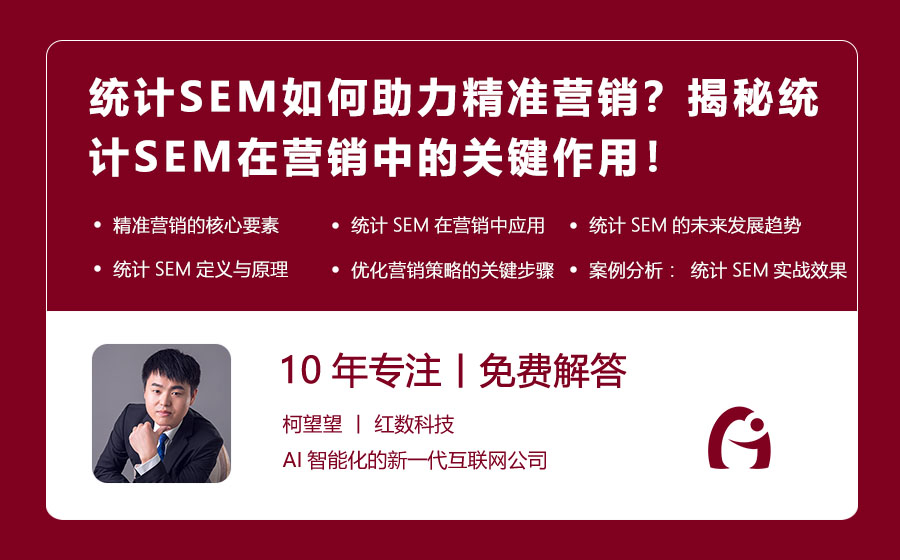 统计SEM如何助力精准营销？揭秘统计SEM在营销中的关键作用！