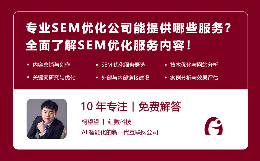 专业SEM优化公司能提供哪些服务？全面了解SEM优化服务内容！