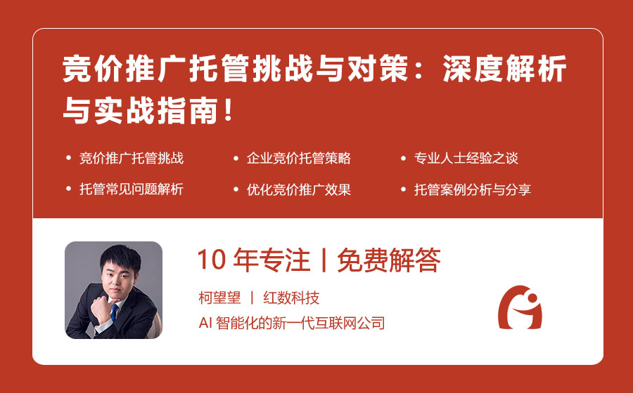 竞价推广托管挑战与对策：深度解析与实战指南！