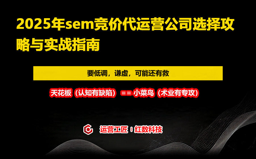 2025年sem竞价代运营公司选择攻略与实战指南
